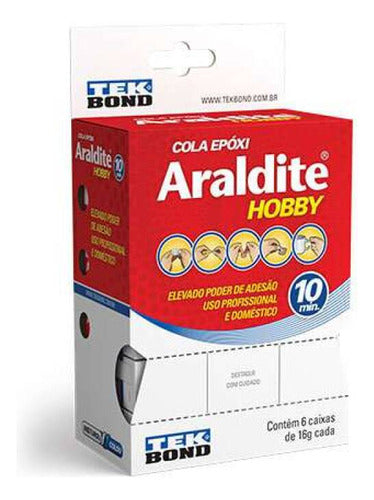 Adesivo Epóxi 16g Araldite Hobby 10min