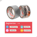 Fita Silver Tape 48mm X 10m Cinza Uso Geral Fixação Forte