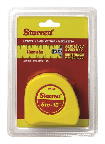 Trena Com Fita De Aço De 10 Metros - Starrett