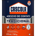 Adesivo De Contato Tradicional S/ Toluol 730g Cascola Cor Amarelado