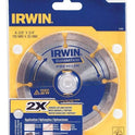 Disco Diamantado Segmentado Premium 110x20mm Irwin