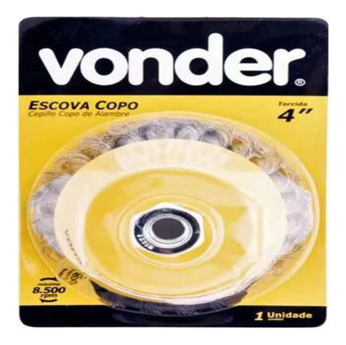 Escova Copo 4  M14 Torcida Vonder