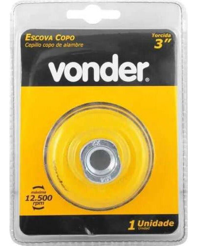 Escova Copo 3  M14 Torcida Vonder