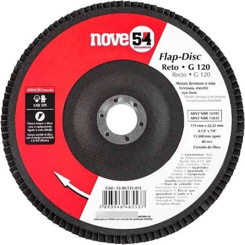 Flap Disco Conico Fibra 412  Gr 120  954