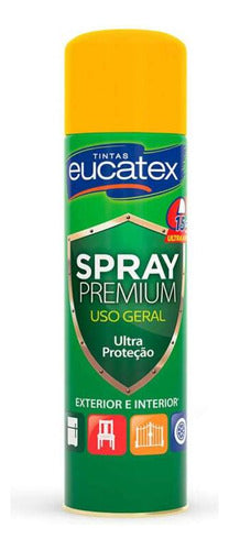 Spray Multiuso Premium Brilhante Eucatex 400ml Amarelo