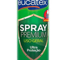 Spray Multiuso Premium Brilhante Eucatex 400ml Laranja