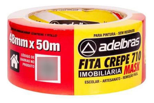 Fita Crepe 48mm X 50m Adelbras