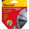 Disco De Corte Diamantado Segmentado 110x20mm Dds110 Starret