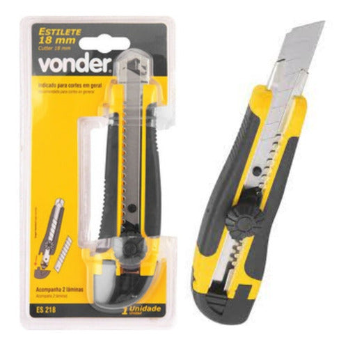 Estilete Emborrachado 18mm Vonder Profissional Es- 218