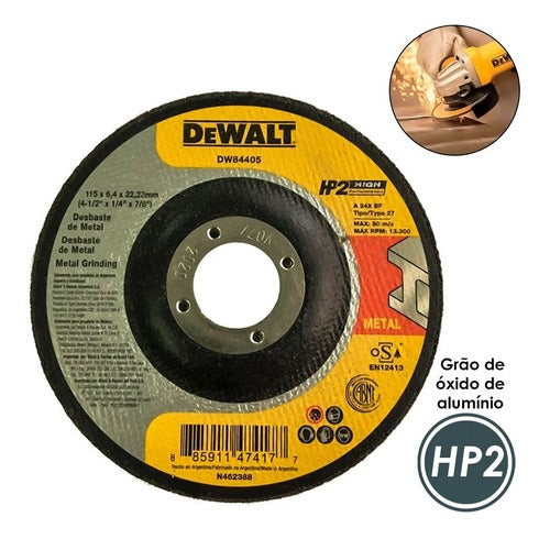 Disco De Desbaste Dewalt 412  Inox Hp2